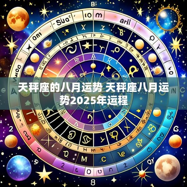 天秤座的八月运势 天秤座八月运势2025年运程