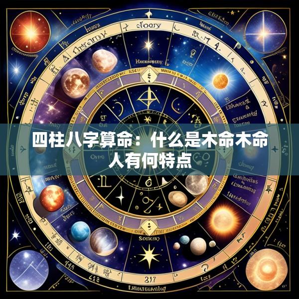 四柱八字算命：什么是木命木命人有何特点