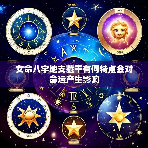 女命八字地支藏干有何特点会对命运产生影响