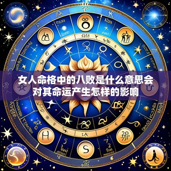 女人命格中的八败是什么意思会对其命运产生怎样的影响