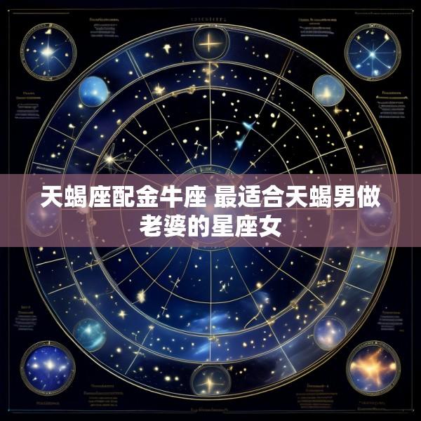 天蝎座配金牛座 最适合天蝎男做老婆的星座女