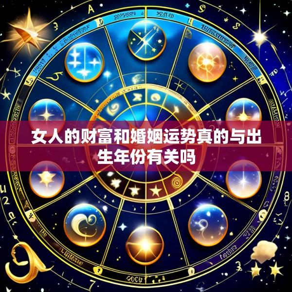 女人的财富和婚姻运势真的与出生年份有关吗