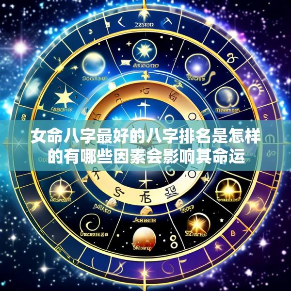 女命八字最好的八字排名是怎样的有哪些因素会影响其命运
