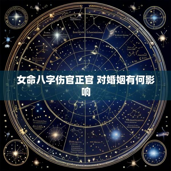 女命八字伤官正官 对婚姻有何影响