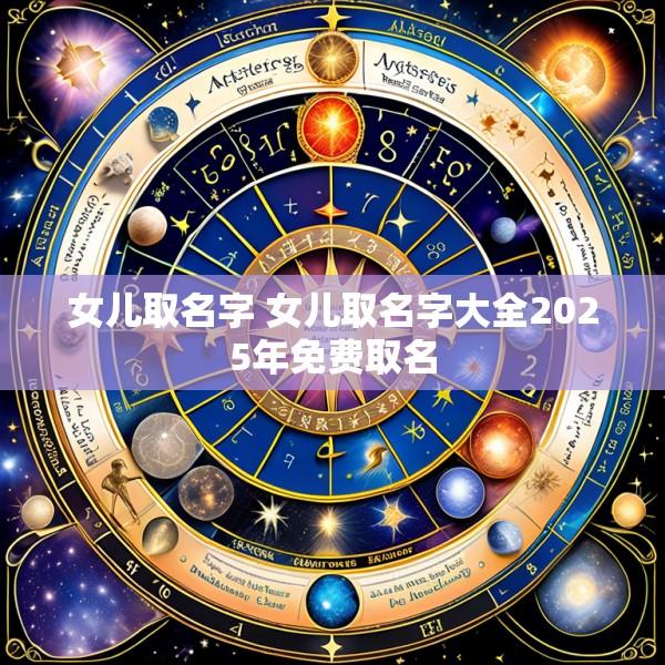 女儿取名字 女儿取名字大全2025年免费取名