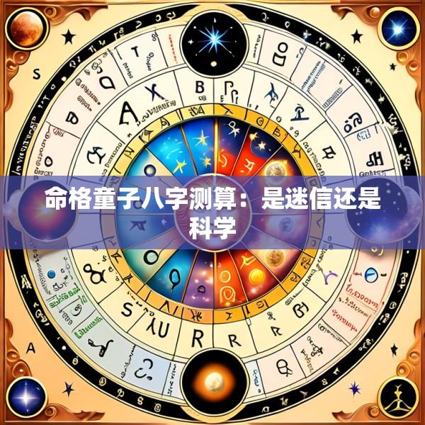 命格童子八字测算：是迷信还是科学