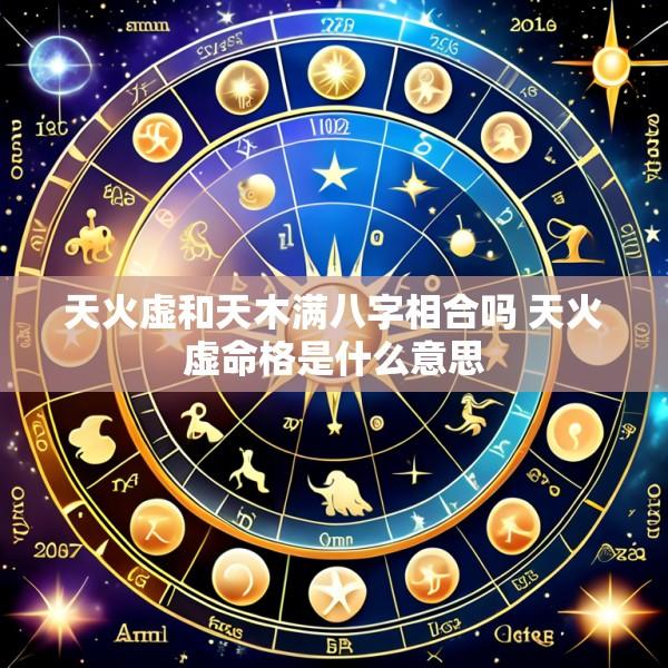 天火虚和天木满八字相合吗 天火虚命格是什么意思