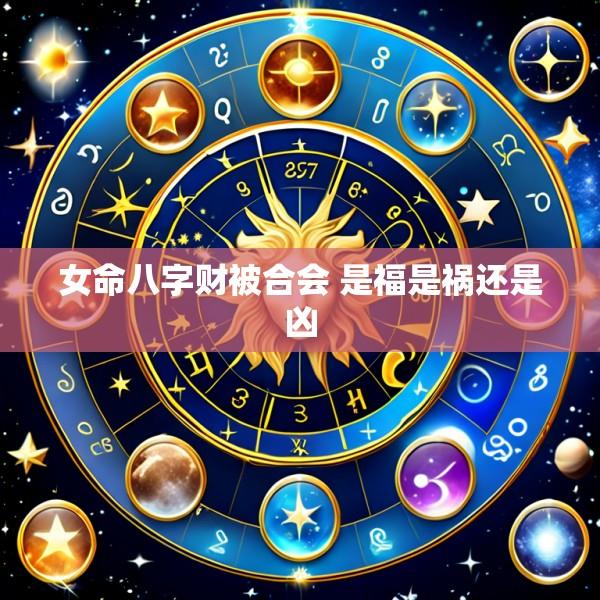 女命八字财被合会 是福是祸还是凶