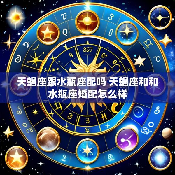 天蝎座跟水瓶座配吗 天蝎座和和水瓶座婚配怎么样