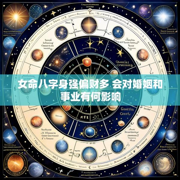 女命八字身强偏财多 会对婚姻和事业有何影响