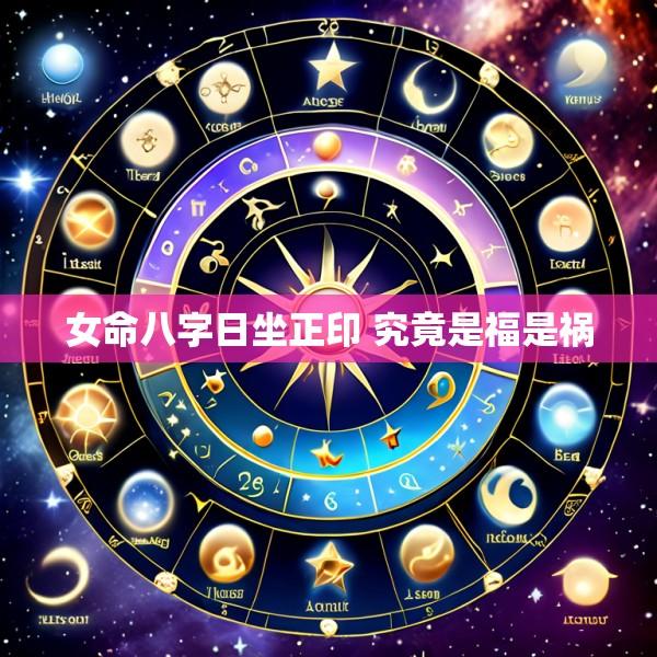 女命八字日坐正印 究竟是福是祸