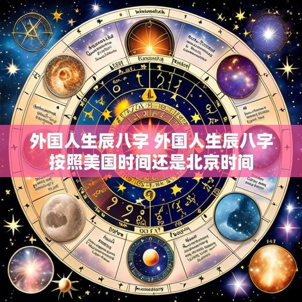 外国人生辰八字 外国人生辰八字按照美国时间还是北京时间