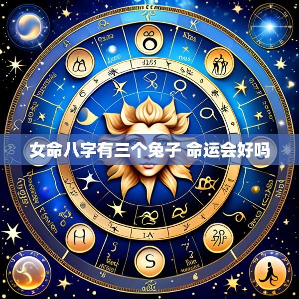 女命八字有三个兔子 命运会好吗