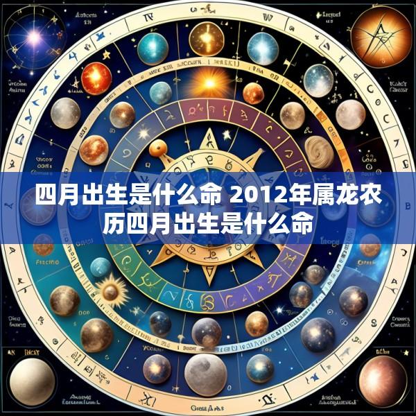 四月出生是什么命 2012年属龙农历四月出生是什么命