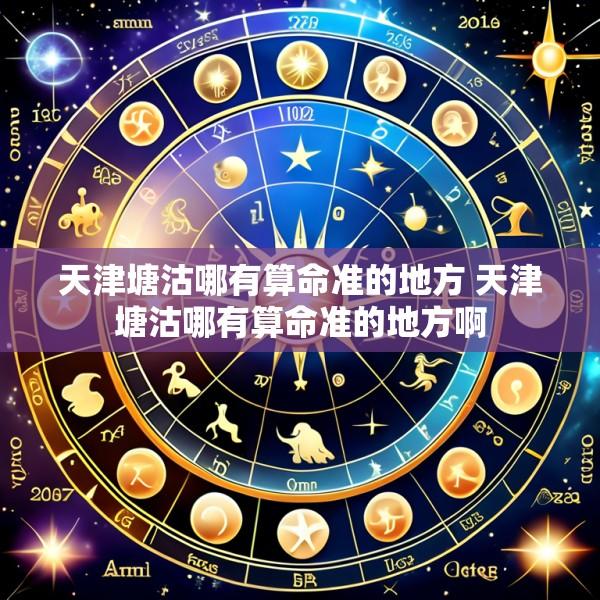 天津塘沽哪有算命准的地方 天津塘沽哪有算命准的地方啊