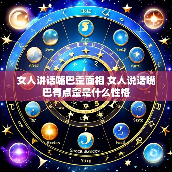 女人讲话嘴巴歪面相 女人说话嘴巴有点歪是什么性格