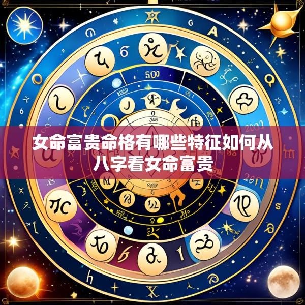 女命富贵命格有哪些特征如何从八字看女命富贵