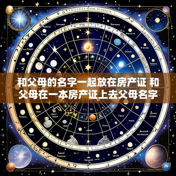 和父母的名字一起放在房产证 和父母在一本房产证上去父母名字要交多少税