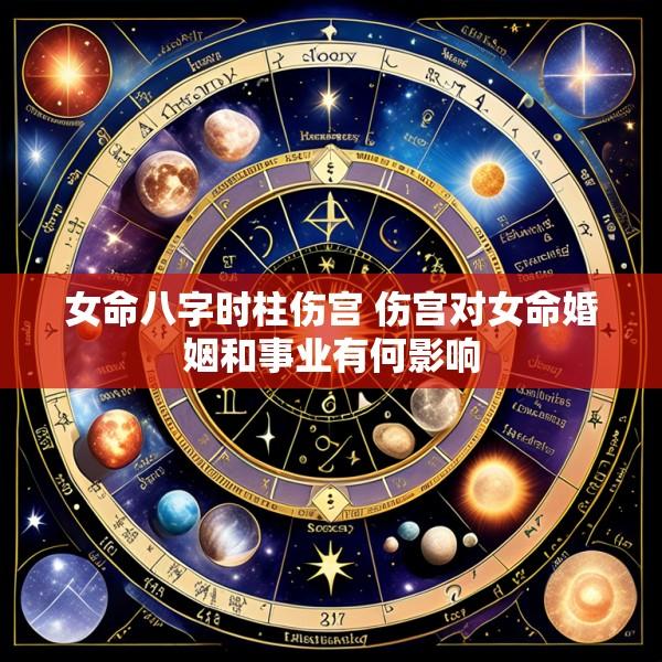 女命八字时柱伤宫 伤宫对女命婚姻和事业有何影响