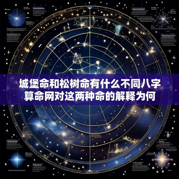 城堡命和松树命有什么不同八字算命网对这两种命的解释为何