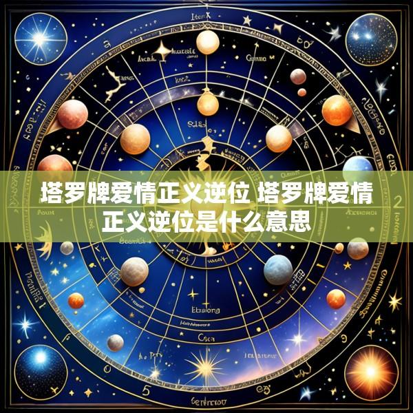 塔罗牌爱情正义逆位 塔罗牌爱情正义逆位是什么意思