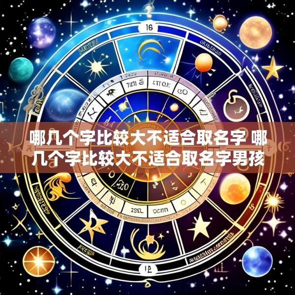 哪几个字比较大不适合取名字 哪几个字比较大不适合取名字男孩