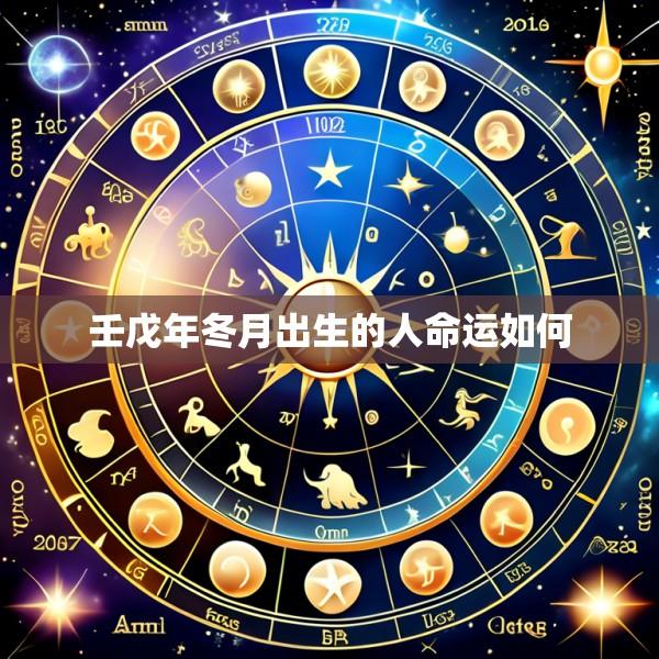 壬戊年冬月出生的人命运如何