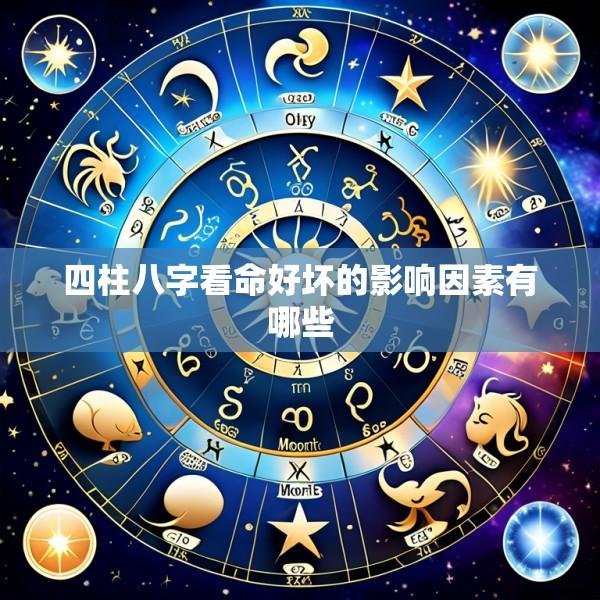 四柱八字看命好坏的影响因素有哪些