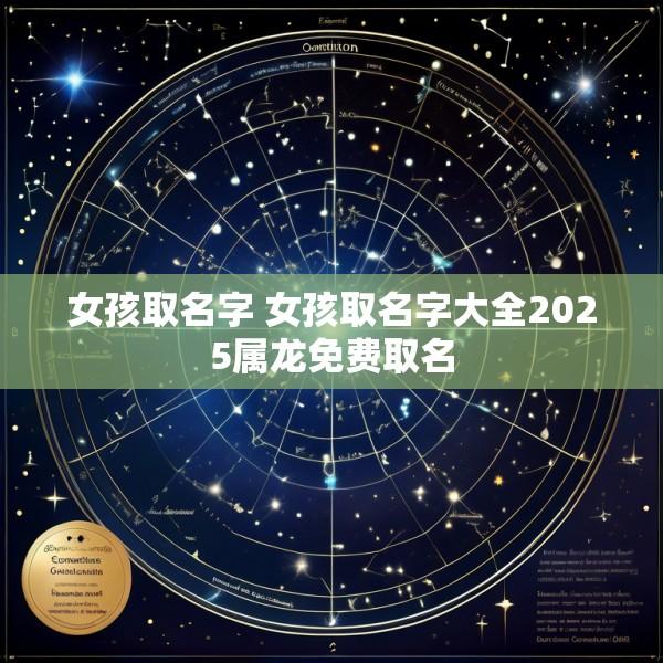 女孩取名字 女孩取名字大全2025属龙免费取名