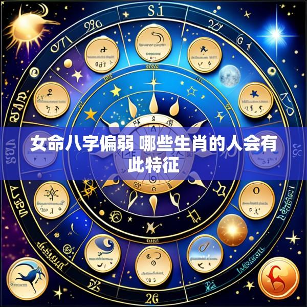 女命八字偏弱 哪些生肖的人会有此特征