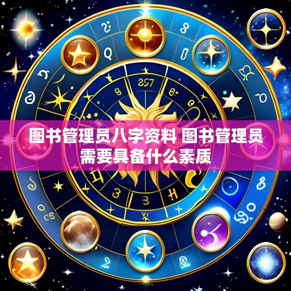 图书管理员八字资料 图书管理员需要具备什么素质