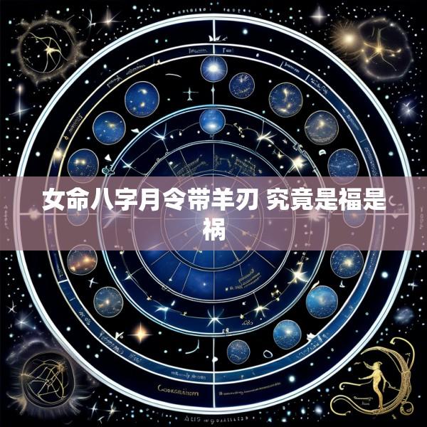 女命八字月令带羊刃 究竟是福是祸