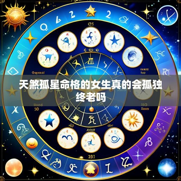 天煞孤星命格的女生真的会孤独终老吗
