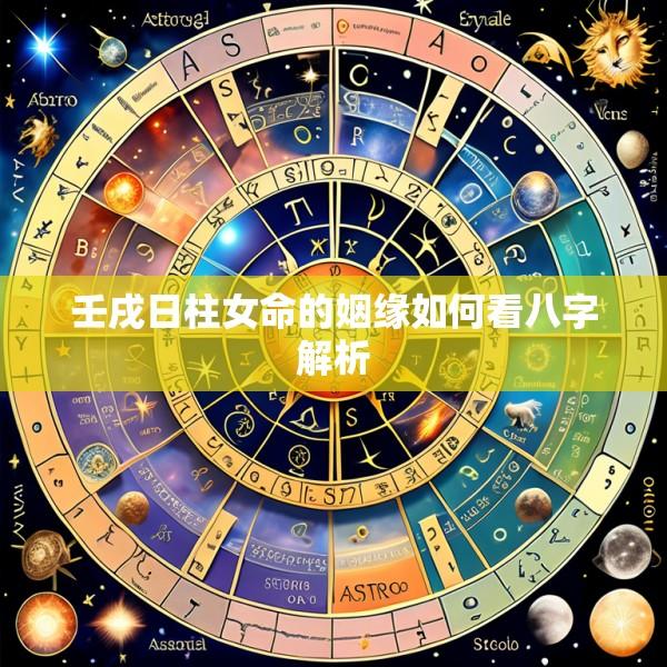壬戌日柱女命的姻缘如何看八字解析