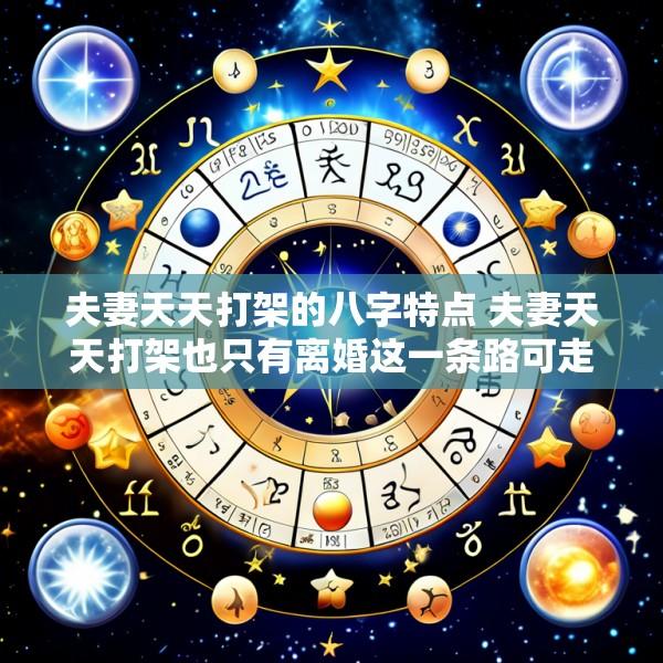 夫妻天天打架的八字特点 夫妻天天打架也只有离婚这一条路可走了吧