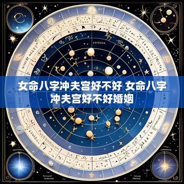 女命八字冲夫宫好不好 女命八字冲夫宫好不好婚姻