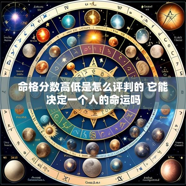 命格分数高低是怎么评判的 它能决定一个人的命运吗