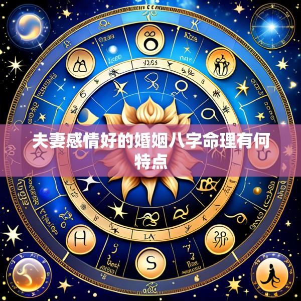 夫妻感情好的婚姻八字命理有何特点