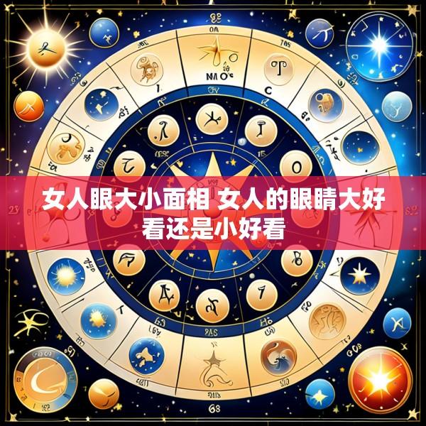 女人眼大小面相 女人的眼睛大好看还是小好看