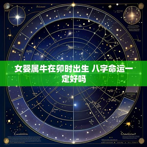 女婴属牛在卯时出生 八字命运一定好吗