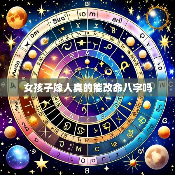 女孩子嫁人真的能改命八字吗