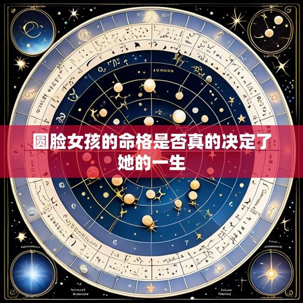 圆脸女孩的命格是否真的决定了她的一生