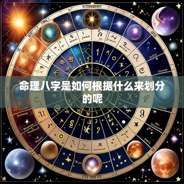 命理八字是如何根据什么来划分的呢