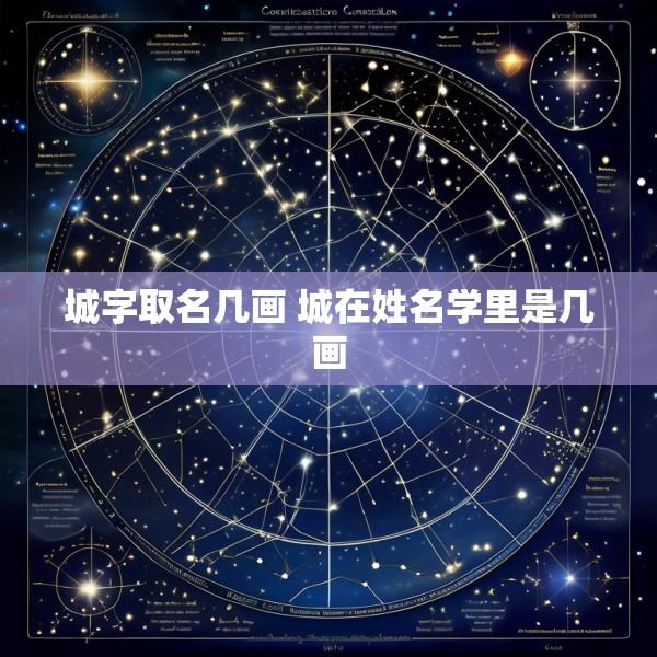 城字取名几画 城在姓名学里是几画