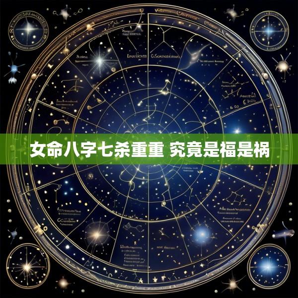 女命八字七杀重重 究竟是福是祸