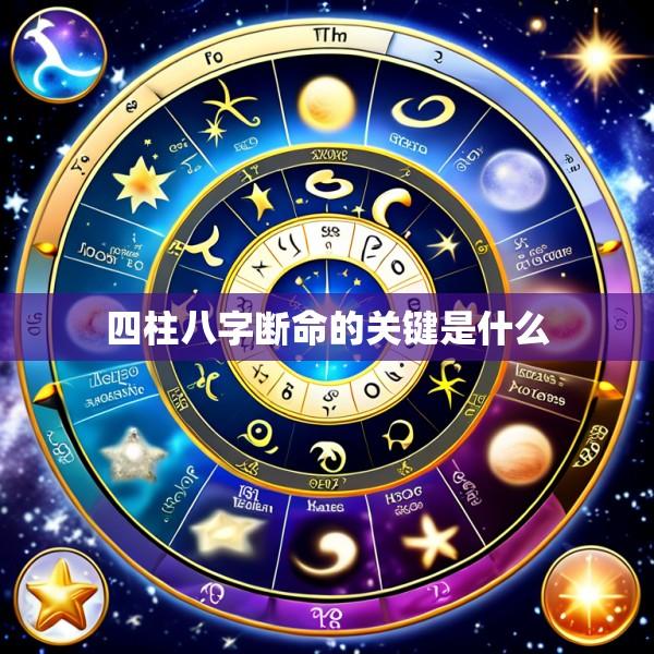 四柱八字断命的关键是什么