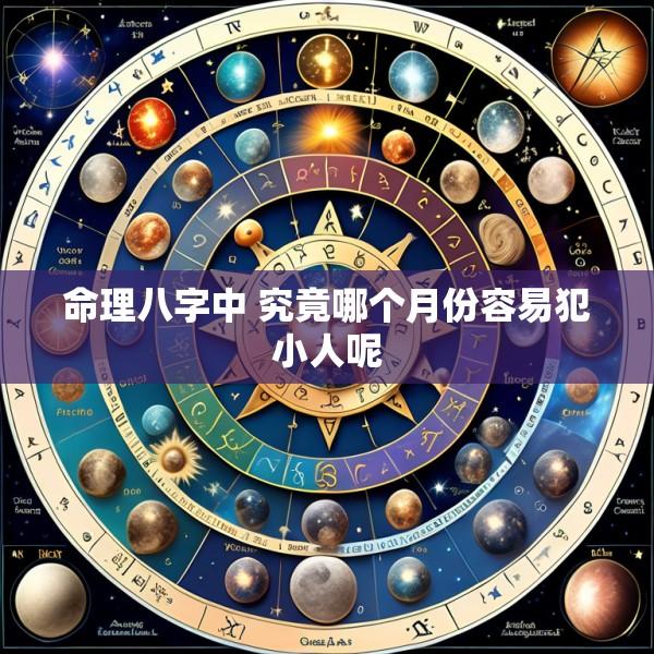 命理八字中 究竟哪个月份容易犯小人呢