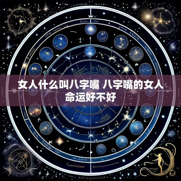 女人什么叫八字嘴 八字嘴的女人命运好不好