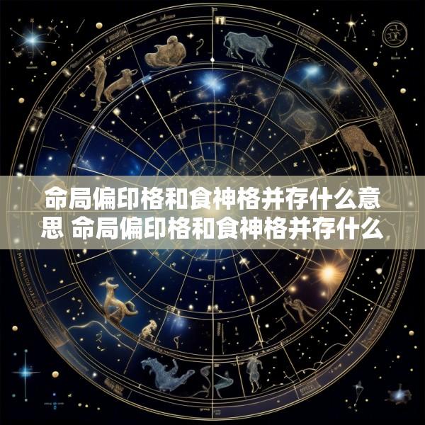 命局偏印格和食神格并存什么意思 命局偏印格和食神格并存什么意思啊