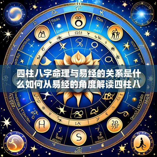 四柱八字命理与易经的关系是什么如何从易经的角度解读四柱八字命理